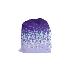 Purple Disintegrate Drawstring Pouches (small)  by jumpercat