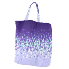 Purple Disintegrate Giant Grocery Zipper Tote by jumpercat