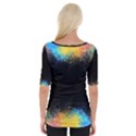 Frame Border Feathery Blurs Design Wide Neckline Tee View2