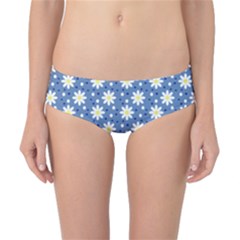 Daisy Dots Blue Classic Bikini Bottoms by snowwhitegirl