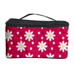 Daisy Dots Light Red Cosmetic Storage Case