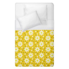 Daisy Dots Yellow Duvet Cover (single Size) by snowwhitegirl