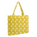 Daisy Dots Yellow Medium Tote Bag View2