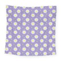 Daisy Dots Violet Square Tapestry (Large) View1