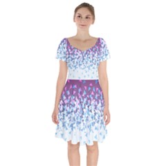 Disintegrate Carnivale Short Sleeve Bardot Dress