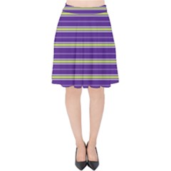 Color Line 1 Velvet High Waist Skirt by jumpercat