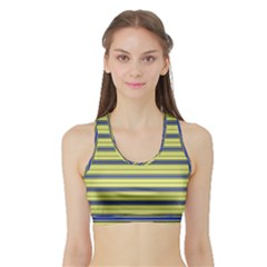 Color Line 3 Sports Bra with Border