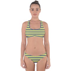 Color Line 3 Cross Back Hipster Bikini Set