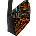 city scape Flap Messenger Bag (L)  View2