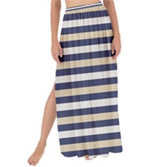 Royal Gold Classic Stripes Maxi Chiffon Tie-up Sarong