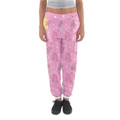 Unicorns Eating Ice Cream Pattern Women s Jogger Sweatpants by Bigfootshirtshop