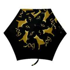 Year Of The Dog - Chinese New Year Mini Folding Umbrellas by Valentinaart