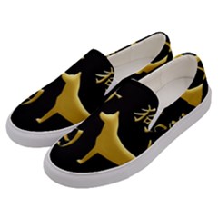 Year Of The Dog - Chinese New Year Men s Canvas Slip Ons by Valentinaart