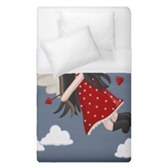 Cupid Girl Duvet Cover (single Size)