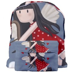 Cupid Girl Giant Full Print Backpack by Valentinaart