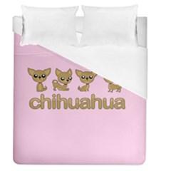 Chihuahua Duvet Cover (queen Size) by Valentinaart