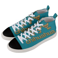 Chihuahua Men s Mid-top Canvas Sneakers