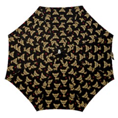 Chihuahua Pattern Straight Umbrellas by Valentinaart