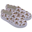 Chihuahua pattern Kids  Canvas Slip Ons View3