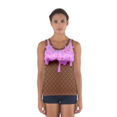 Chocolate And Strawberry Icecream Sport Tank Top  by jumpercat