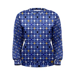Persian Block Sky Women s Sweatshirt by jumpercat