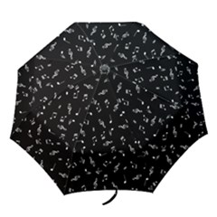 Music Tones Black Folding Umbrellas by jumpercat