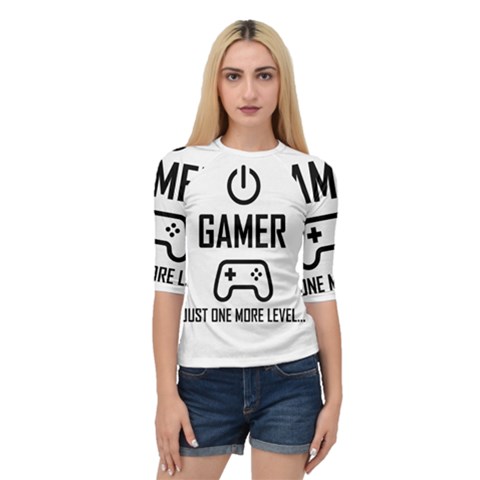 Gamer Quarter Sleeve Raglan Tee by Valentinaart