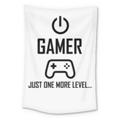 Gamer Large Tapestry by Valentinaart
