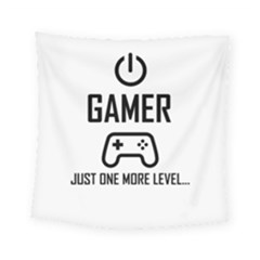 Gamer Square Tapestry (small) by Valentinaart
