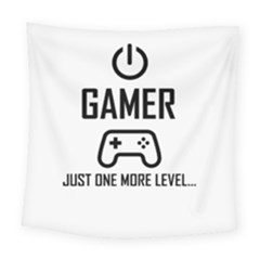 Gamer Square Tapestry (large) by Valentinaart