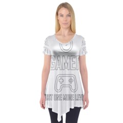 Gamer Short Sleeve Tunic  by Valentinaart