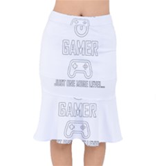 Gamer Mermaid Skirt by Valentinaart