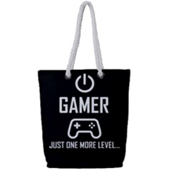 Gamer Full Print Rope Handle Tote (small) by Valentinaart