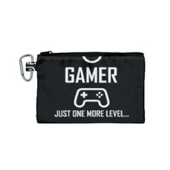 Gamer Canvas Cosmetic Bag (small) by Valentinaart