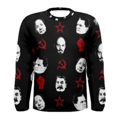 Communist Leaders Men s Long Sleeve Tee by Valentinaart