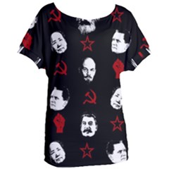 Communist Leaders Women s Oversized Tee by Valentinaart