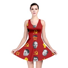 Communist Leaders Reversible Skater Dress by Valentinaart