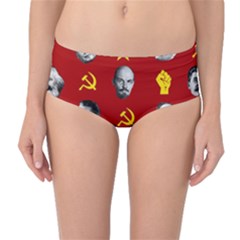 Communist Leaders Mid-waist Bikini Bottoms by Valentinaart