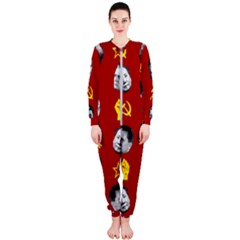 Communist Leaders Onepiece Jumpsuit (ladies)  by Valentinaart