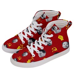 Communist Leaders Women s Hi-top Skate Sneakers by Valentinaart