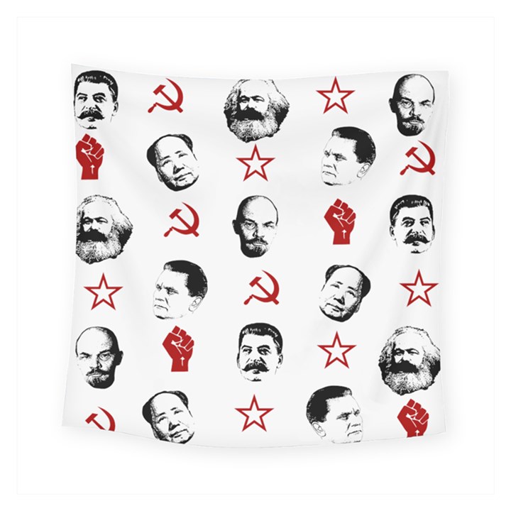 Communist Leaders Square Tapestry (Small)