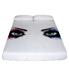 Look Of Madness Fitted Sheet (california King Size) by jumpercat