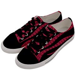 Blood Tentacles Men s Low Top Canvas Sneakers by jumpercat