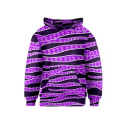 Purple Tentacles Kids  Pullover Hoodie by jumpercat