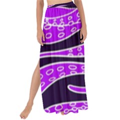 Purple Tentacles Maxi Chiffon Tie-up Sarong by jumpercat