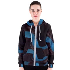 Abstract Adult Art Blur Color Women s Zipper Hoodie by Nexatart