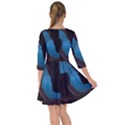 Abstract Adult Art Blur Color Smock Dress View2