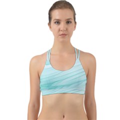 Texture Seawall Ink Wall Painting Back Web Sports Bra