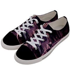 Texture Abstract Background City Women s Low Top Canvas Sneakers