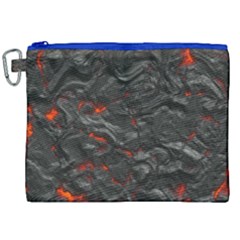 Rock Volcanic Hot Lava Burn Boil Canvas Cosmetic Bag (xxl)